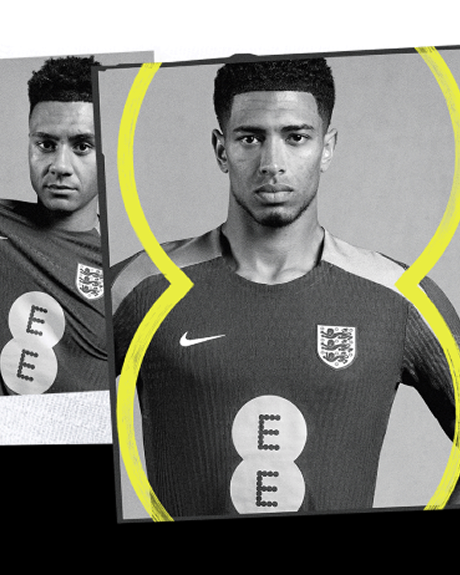 A EE marketing example of two England footballers